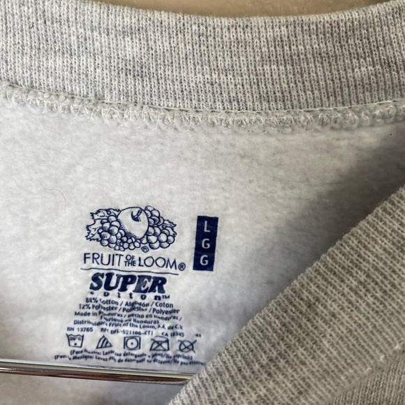 100% Cotton Fleece Crewneck Christmas Grinch Claus Sweatshirt - Picture 7 of 7